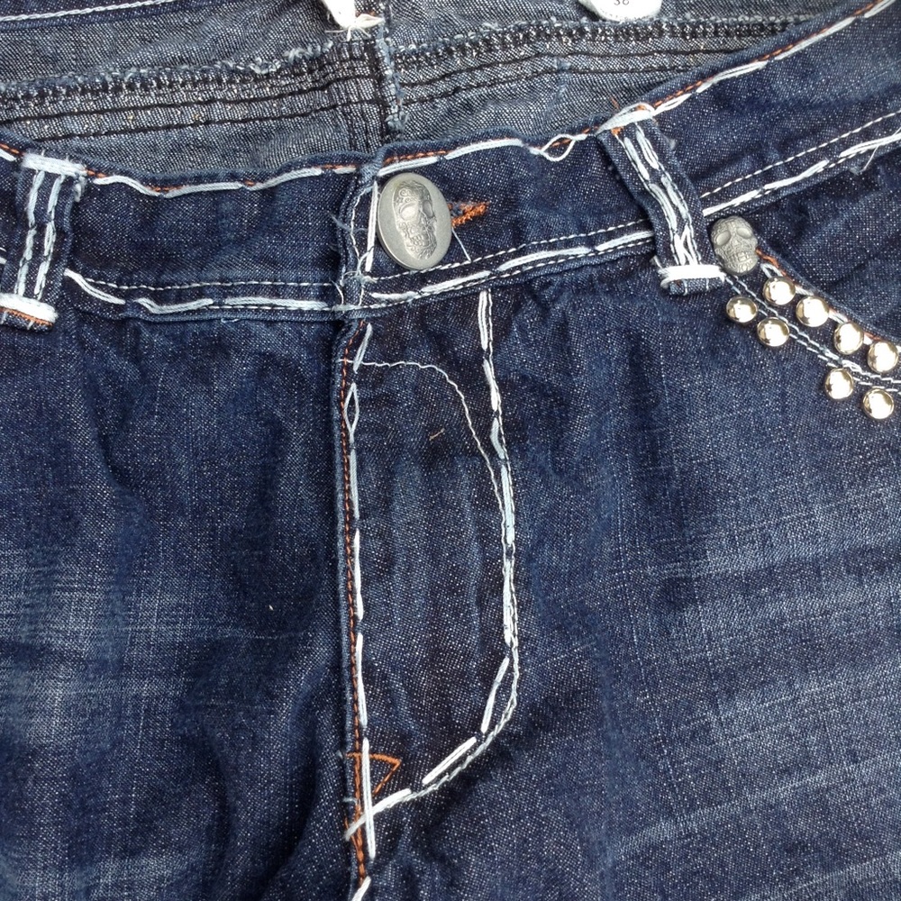 EUC Studded & Stitched Laguna Beach Jean Co Jeans - Picture 5 of 8